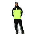 thumbnail image 5 of Frogg Toggs Men's Pilot ll Cruiser Jacket | Black / HiVis Green | Size LG, 5 of 7