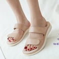thumbnail image 5 of Womens Sandals Ladies Holiday Beach Shoes Massage Sponge Plus Size Slippers, 5 of 6