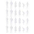 thumbnail image 1 of 50pcs The Uncolored Model Sand Table Model Miniature People Model For Landscape, 1 of 8
