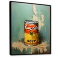 thumbnail image 2 of Designart "Sensational Soup In Popart I" Pop Art Floater Framed Canvas Prints, 2 of 5