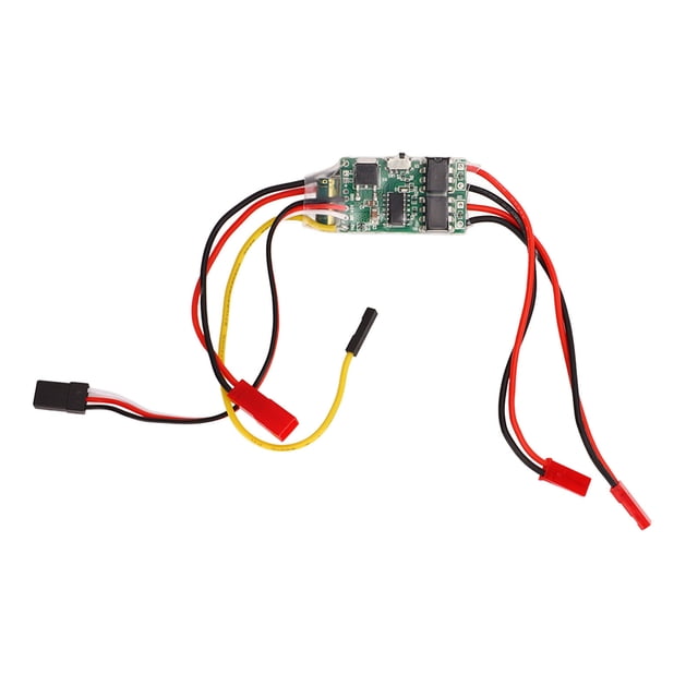 Reemplazo ESC Cepillado RC, Capacidad Antiinterferencias Controlador De Velocidad Del Motor Cepillado RC A Prueba De Salpicaduras Buena Disipación De Calor Para