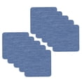 thumbnail image 2 of Qyaukm 10-Pack Iron on Denim Patches for Jeans Repair, Strong Fabric Patches for Knee, Crotch, Inside/Outside, No Sew Diy Clothing Repair Kit for Adults, 10 Jeans Patches, Small Size (7.5X7.5Cm), 2 of 7