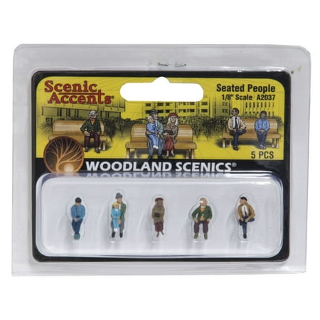 UPC: 0724771020370 | Woodland Scenics Scale Figures  1/8   Seated People