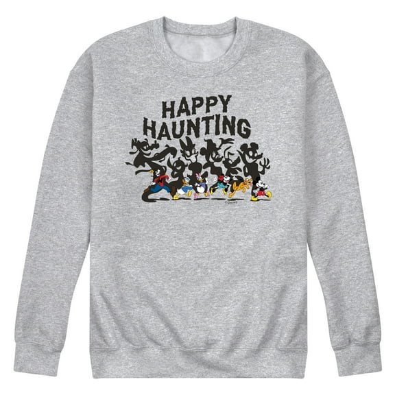 Disney - Happy Haunting - Men's Crew Fleece Sweatshirt