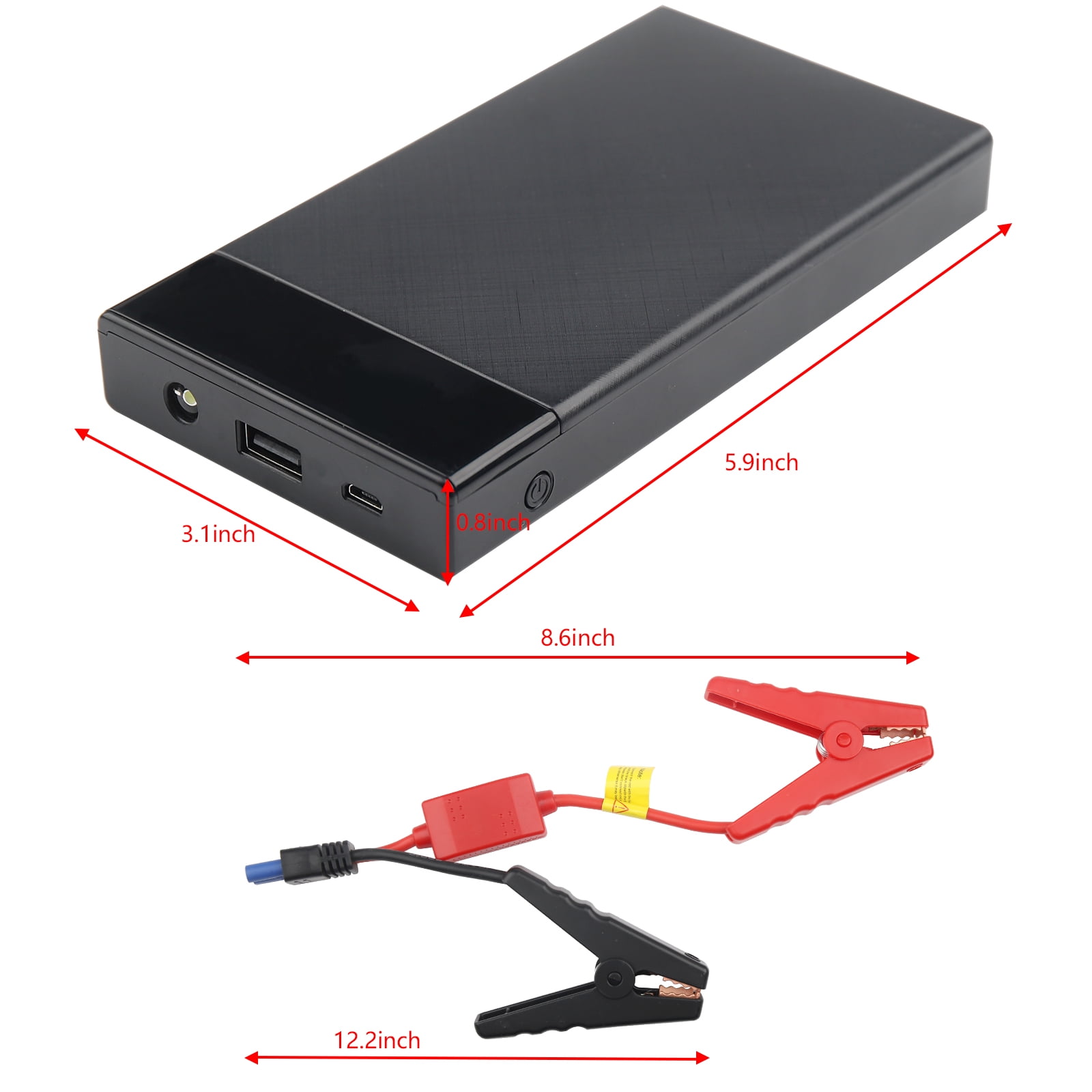 Supsupsiu 20000mAh Car Jump Starter Booster Jumper Box Portable Power Bank Battery Charger