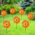 thumbnail image 6 of FAMTKT Wind Spinners Outdoor for Yard and Garden, Large Wind Spinners Sunflower Windmill Bidirectional Outdoor Garden Spinners Windmills for Yard Decor Gifts, 6 of 7