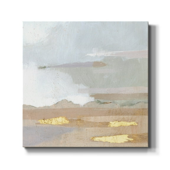 Wexford Home Abstract Coastland II-Premium Gallery Wrapped Canvas, 24" x 24" - Ready to Hang