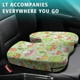 thumbnail image 4 of Premium Mushroom Pattern Memory Foam Seat Cushion Ergonomic Chair Pad for Office Chair, Car, Airplane & Bleachers Sciatica, Tailbone Hip & Back Pain Relief - Chair Cushion for Long Office Workers., 4 of 5