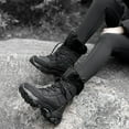 thumbnail image 2 of Puntoco Women'S Winter Boots Clearance,Winter Plus Cotton Thick Cotton Boots Thick-Soled Sponge Cake Middle Tube Snow Boots Black, 2 of 8