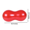 thumbnail image 3 of BESTSKY Peanut Ball, Thickened Anti-Burst Yoga Ball for Exercise and Workout, PVC Material for Safety, Clear Textured Grip, Ideal for Children’s Rehabilitation and Massage, 3 of 5