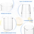 thumbnail image 6 of Aosijia 2 Pack 17 Oz Bedside Water Carafe and Glass Set Water Carafe with Glass Cup for Nightstand Glass Mouthwash Bottle Clear Juice Pitcher Carafe with Cup for Kitchen Bedroom Bathroom, 6 of 12