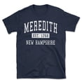thumbnail image 1 of Meredith New Hampshire Classic Established Men's Cotton T-Shirt, 1 of 1