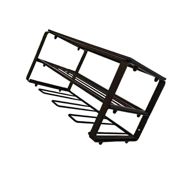 Support de Rangement pour Outil de Garage pour Tournevis, Pince de Rangement Garage et Marteaux de Rangement, Garage 4 Trous