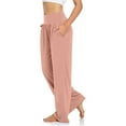 thumbnail image 4 of Elevated Comfort Wide Leg Pants for Women High Waisted Soft Palazzo Trousers with Deep Pockets Yoga Wear Elastic High Waisted Straight Leg Pull On Trousers, 4 of 5