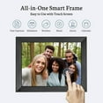 thumbnail image 6 of BSIMB 15 inch Large Digital Picture Frame, WiFi Photo Frame Large Screen with 16GB Storage, Auto-Rotate, Share Photos and Videos via App Email, Gift for Loved One, 6 of 9