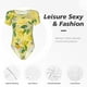 thumbnail image 4 of Balery Lemon Body de cuello redondo de manga corta para mujer Tops de manga corta Tops básicos-Large, 4 of 7