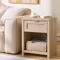 thumbnail image 6 of ARKANTOS Nightstand with Drawers Farmhouse Nightstand Set of 2 Light Oak, 6 of 9
