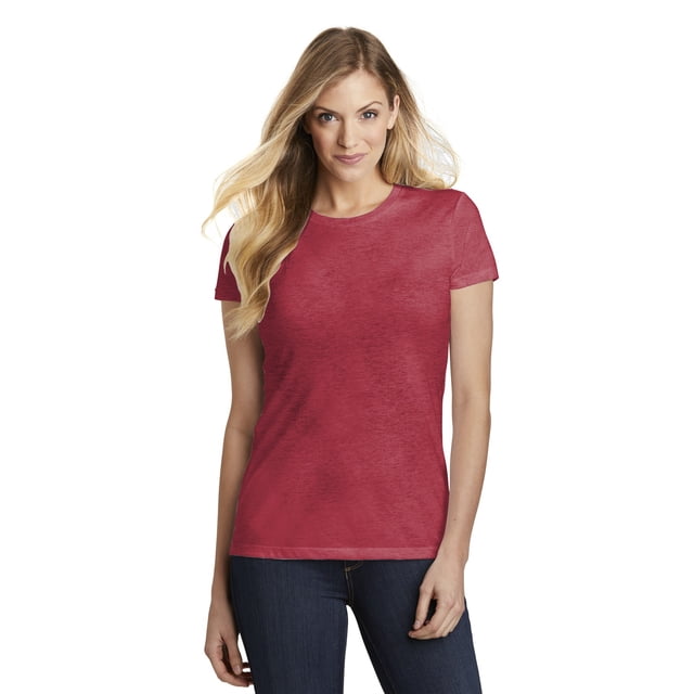 District Women's Short Sleeve Fitted Perfect Tri T-Shirt
