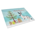thumbnail image 1 of Carolines Treasures BB9328LCB English Spot Rabbit Christmas Glass Cutting Board, Large, 1 of 2