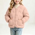 thumbnail image 2 of ATOGUTA Girl's Puffer Kids Fall Fashion Warm Long Sleeve Down Jackets with Pockets Outdoor Clothes Size 3T-13, 2 of 7