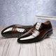 thumbnail image 3 of Zapatos de cuero de talla grande para hombre, de negocios, de ocio, de primavera y otoño, zapatos formales de oficina, zapatos para hombre, 3 of 4