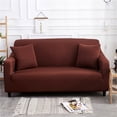 thumbnail image 3 of CUH Funda de sofá elástica en forma de L Loveseat Sillón reclinable de color sólido Funda de sofá lavable Protector de muebles para mascotas Asientos de 1/2/3/4 CUH  Color sólido, 3 of 11
