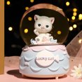 thumbnail image 2 of Bangcool Music Box Crystal Ball Decorative Luminous Musical Box Desk Ornament with Light, 2 of 4