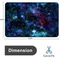 thumbnail image 2 of Outer Space Background Bath Rugs 16x24 Inch Non Slip Bath Mat Quick Dry Super Absorbent Thin Bath Rug Fit Under Door Washable Bath Floor Rugs for Bathroom Bathtub Shower Sink,Multi 2, 2 of 6