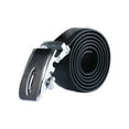 thumbnail image 1 of Unique Bargains Men's Automatic Double Stitch Edge Leather Belt, 1 of 3