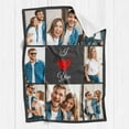 thumbnail image 4 of Best Mom Ever Blanket Personalized with Own Photos, Custom Gifts for Mom, 1st from Husband, Mom Birthday Gifts from Daughter Son, Anniversary Valentines Day Gifts for Wife Customized, 4 of 6