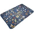 thumbnail image 3 of Bathroom Rugs Non Slip Washable - Marine Nautical Kitchen Mats for Floor, Area Rugs for Entryway Rugs Indoor, Laundry Bathroom Room Door Rug with Rubber Backing 20x31.5in, 3 of 8