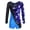 Light Blue, variant on TiaoBug Kids Girls Long Sleeve Dance Leotard Gymnastics Yoga Romper Sport Jumpsuit Purple 14