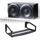 thumbnail image 1 of Soporte De Pared Para Altavoz Five, Soporte De Acero Inoxidable Con Kits De Instalación, Soporte Universal Para Altavoz, Soporta Hasta 35 Libras, Ahorro De Espacio, 1 of 7