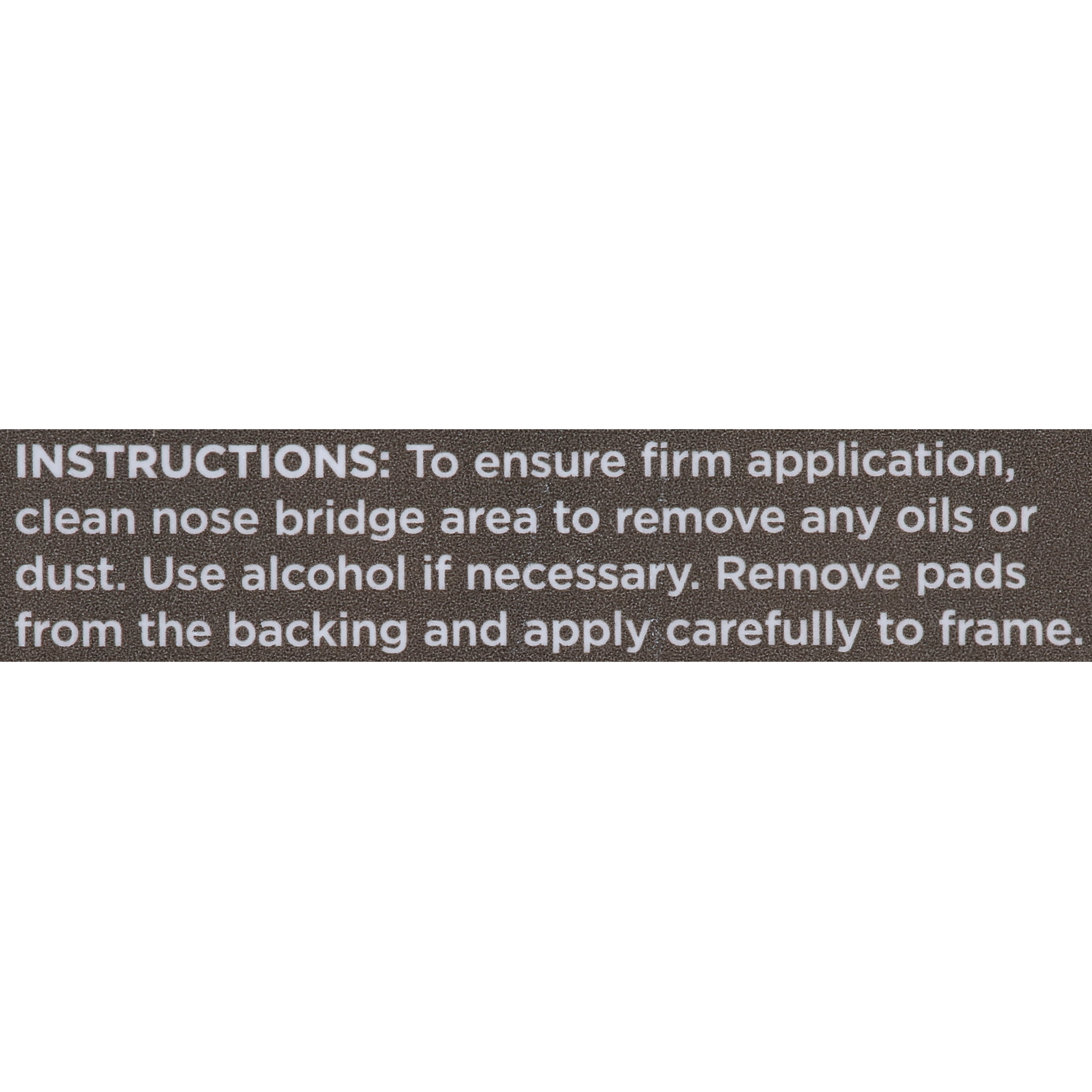 Equate Soft Adhesive Stick-on Nose Pads, 4 Pairs, Eyeglass Repair