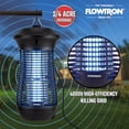 thumbnail image 4 of Flowtron Outdoor Bug Zapper, 4000V Electric Insect Killer, 3/4 Acre Coverage, Patio & Yard, 4 of 7