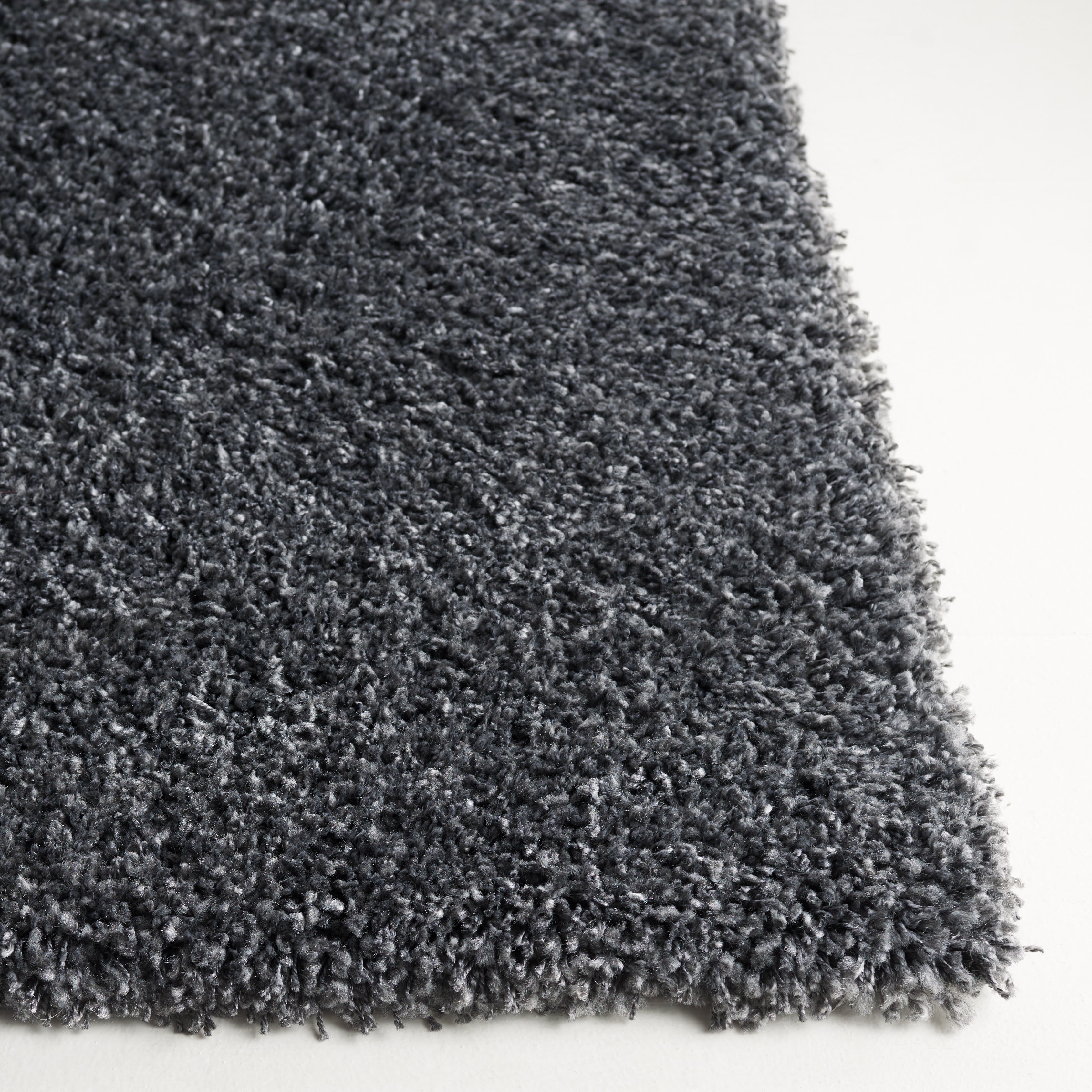 Safavieh California Plush Solid Shag Area Rug, Dark Gray, 6' x 8'