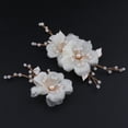 thumbnail image 4 of Pinza de pelo nupcial Sunnimix Boda perla flor, 4 of 8