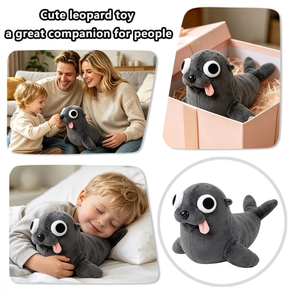 Adorable Mini California Sea Lion Stuffed Animal - Playful Ease - Timeless Companions,Soft Large Stuffed Animals Toy Gifts For Kids,Grey - 18Cm