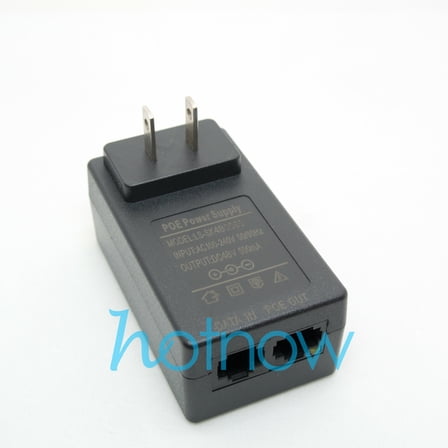 48V 0.5A PoE Injector Power Over Ethernet Adapter for 802.3 af IP Camera Wlan AP
