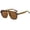 Coffee, variant on Classic Round Frame Polarized for Men and Women Fashion Tinted Light blue