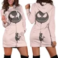 thumbnail image 3 of Vestido con capucha de Jack Skellington, suéter, vestido de moda de Disney, sudadera, vestido con capucha con estampado 3D por todas partes para mujer, 3 of 5