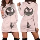 thumbnail image 3 of Vestido con capucha de Jack Skellington, suéter, vestido de moda de Disney, sudadera, vestido con capucha con estampado 3D por todas partes para mujer, 3 of 5