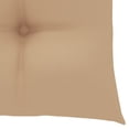 thumbnail image 4 of Charmma Chair Cushions 2 pcs Beige 15.7"x15.7"x2.8" Fabric, 4 of 6
