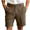thumbnail image 2 of BXINGOHAI Men's Chino Shorts Casual Summer Inch Stretch Moisture-Wicking Golf Dress Short with Pocket Today Sales Coffee,2XL, 2 of 6