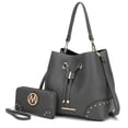 thumbnail image 2 of Callie Solid Bucket Handbag with matching Wallet by Mia K, 2 of 4