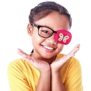 Eye Patch- Butterfly Eyeglass Eye Patch for Children by Patch Pals (Left Eye Coverage)