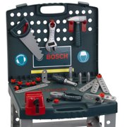 Bosch: Tool Shop - Foldable Workbench Toy, Light & Sound Ixolino, Saw-Hammer-Screwdriver-Wrench, Construction & Building Roleplay Station, Kids 3+