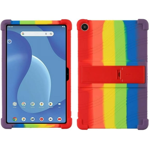 Golden Sheeps Compatible for Walmart Onn 11 Tablet Pro 2023 (Model:100110027) Silicone Case with Stand (Rainbow)