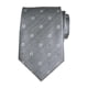 thumbnail image 1 of Corbata clásica a rayas para hombre, ideal como regalo de ceremonia de trabajo. Gris, 1 of 9