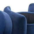 thumbnail image 6 of Nebula Upholstered Performance Velvet Ottoman, 6 of 7